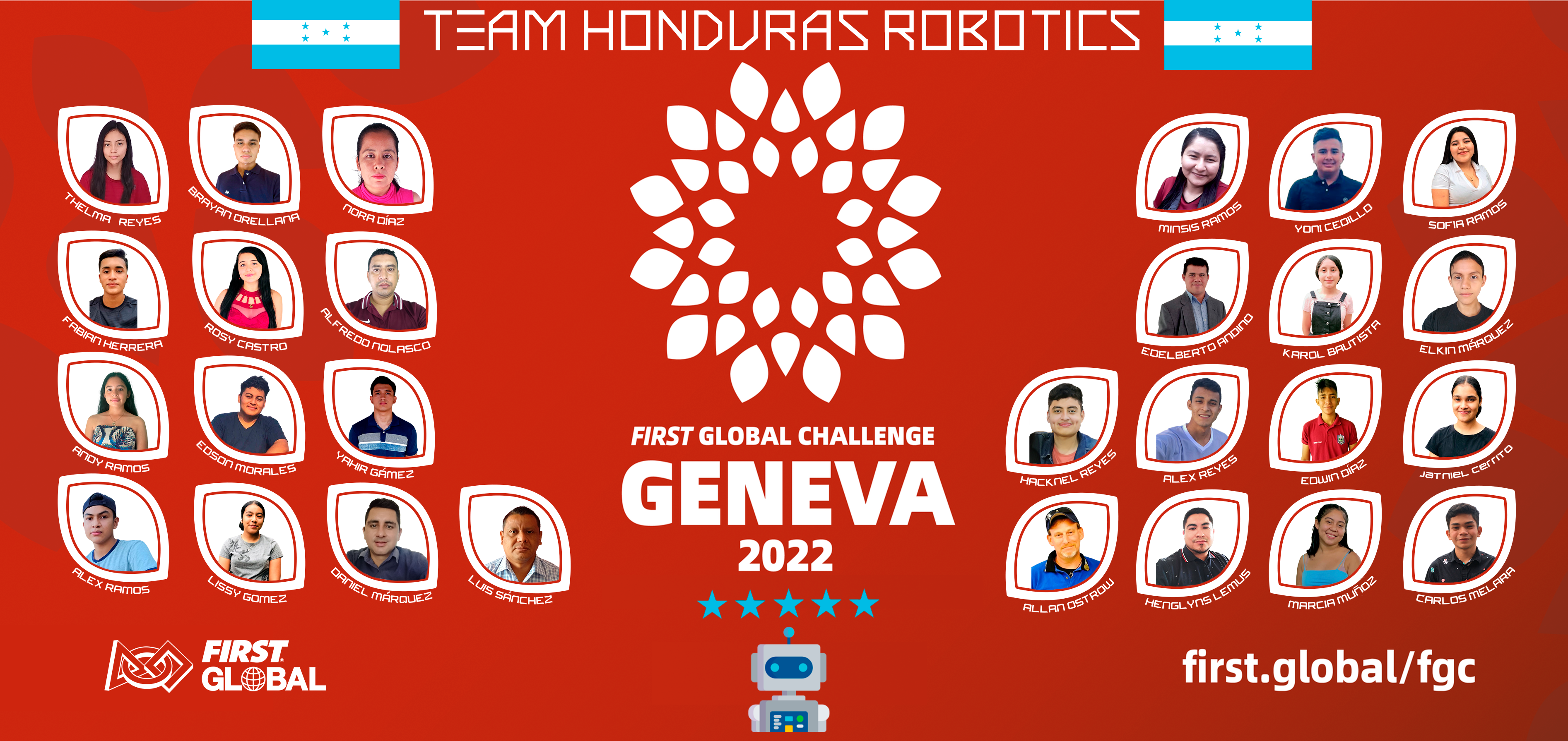 Banner del Equipo Honduras 2022